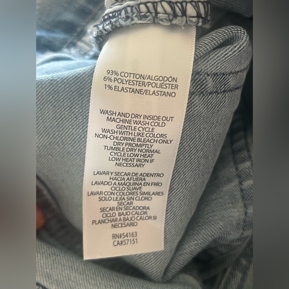 Calvin Klein Jeans High Rise Blue Denim - Picture 8 of 8